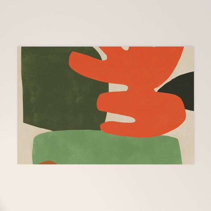 Playful Balance Abstract Welcome Mat Gallery Image 1