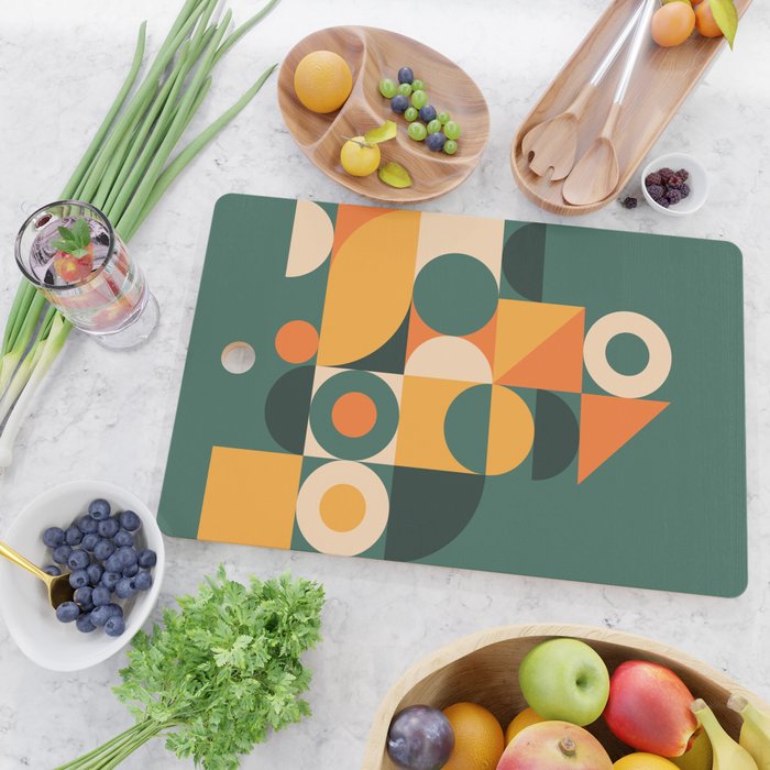 Modern Geometric 86D Cutting Board Gallery Image 2