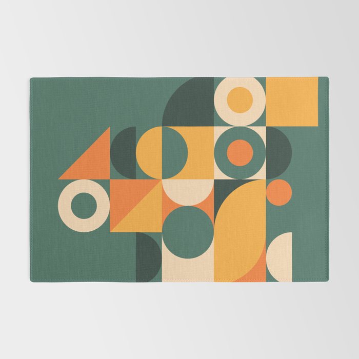Modern Geometric 86D Rug Gallery Image 2