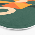 Modern Geometric 86D Bath Mat Gallery Image 3