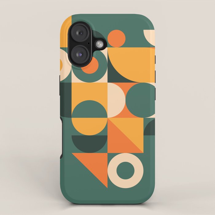 Modern Geometric 86D iPhone Case Gallery Image 1