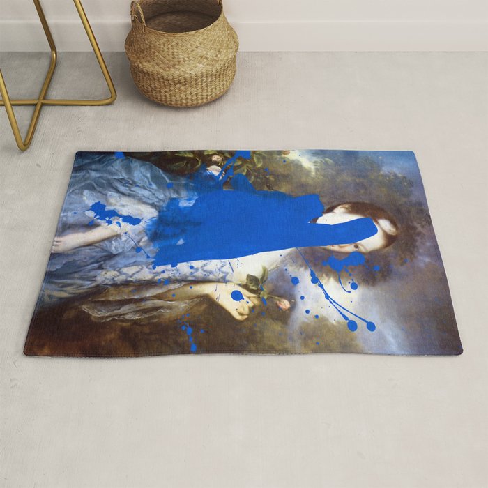 Blue Bomb Rug Gallery Image 1