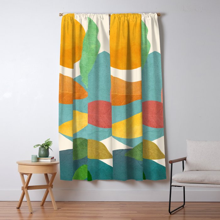 Colorful Branching Out 18 Window Curtain Gallery Image 1