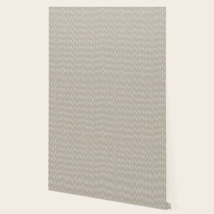 Boho Prints, Raindrops, Beige, Minimalism, Abstract Art Wallpaper Gallery Image 2