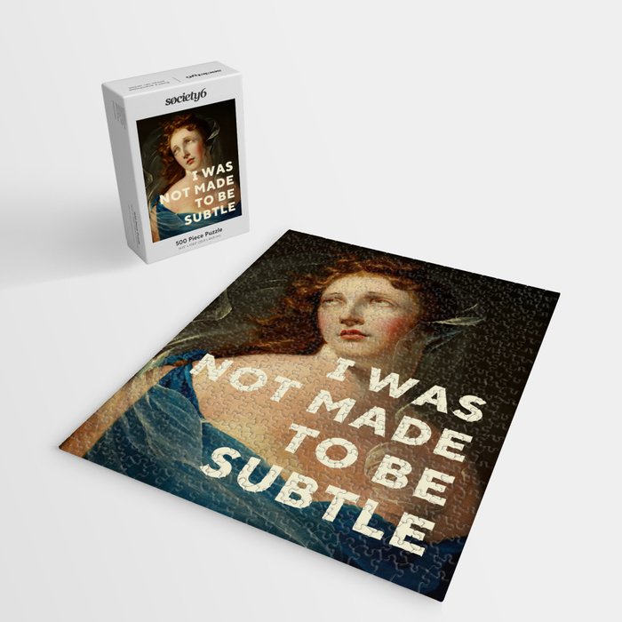 I Was Not Made To Be Subtle Jigsaw Puzzle Gallery Image 2