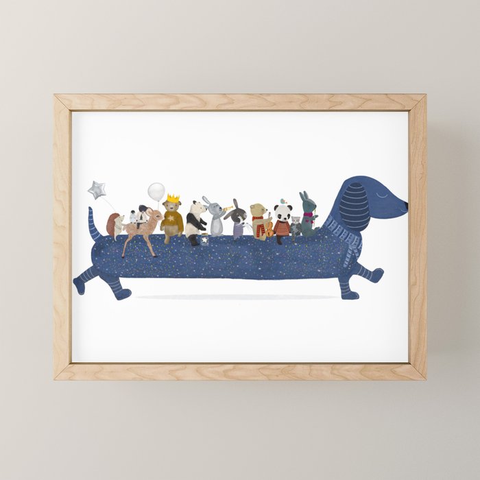 starlight chien Mini Art Print Gallery Image 1
