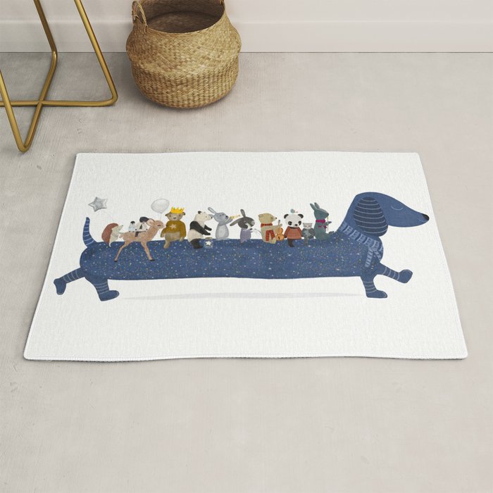 starlight chien Rug Gallery Image 1