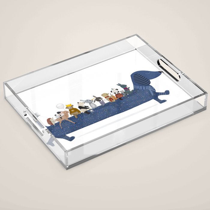 starlight chien Acrylic Tray Gallery Image 1