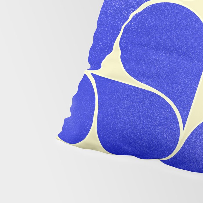 Blue mid-century shapes no8 Pillow Sham Gallery Image 4