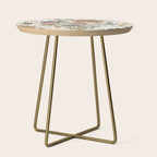 Boho Floral Galaxy Garden Side Table Gallery Image 1