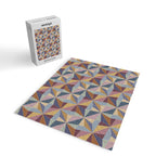Kaleidoscope Tile Pattern II Cool Tone Pastel Jigsaw Puzzle Gallery Image 2