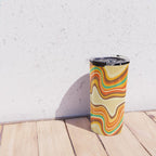 retro wave warm Travel Mug Gallery Image 4