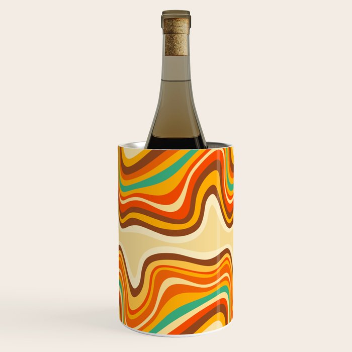 retro wave warm Wine Chiller Gallery Image 2