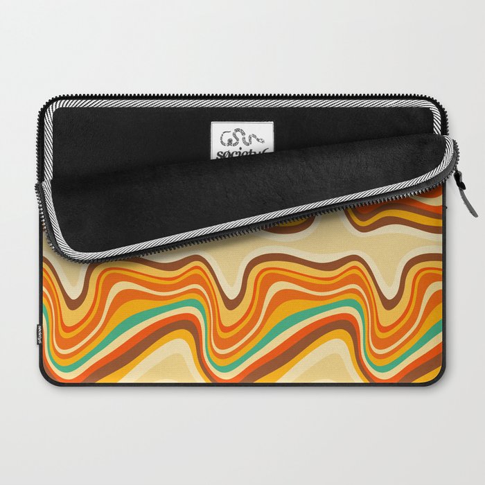 retro wave warm Laptop Sleeve Gallery Image 2