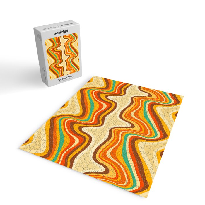 retro wave warm Jigsaw Puzzle Gallery Image 2