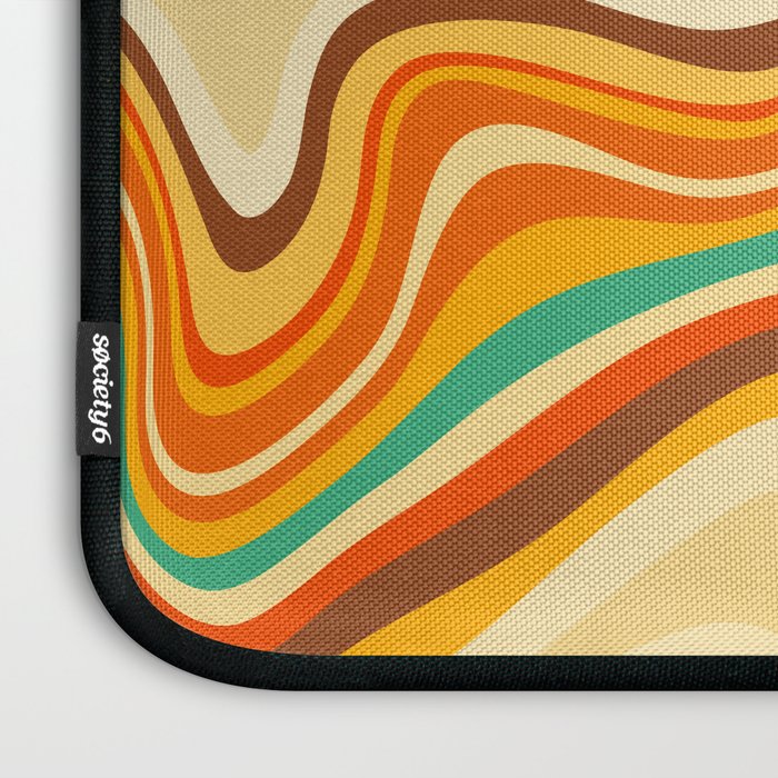 retro wave warm Laptop Sleeve Gallery Image 3