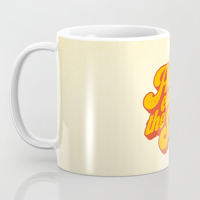 Here Comes The Sun | Retro 70s Typography Coffee Mug Gallery Image 3