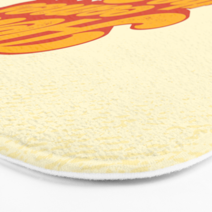 Here Comes The Sun | Retro 70s Typography Bath Mat Gallery Image 3