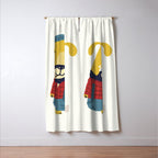 Rugged Roger - the lumberjack Window Curtain Gallery Image 3