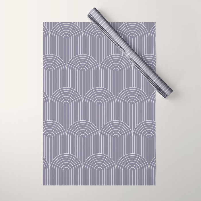 Art Deco Arch Pattern XLVIII Wrapping Paper Gallery Image 1