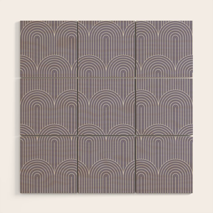 Art Deco Arch Pattern XLVIII Wood Wall Art Gallery Image 1