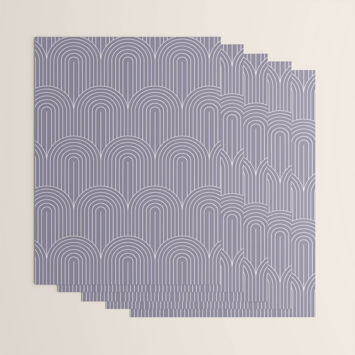 Art Deco Arch Pattern XLVIII Wrapping Paper Gallery Image 3