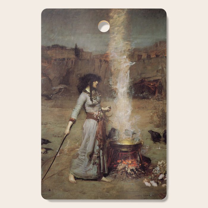 The Magic Circle, John William Waterhouse Cutting Board Gallery Image 1