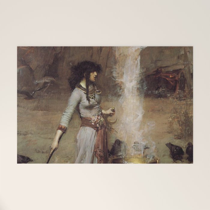 The Magic Circle, John William Waterhouse Welcome Mat Gallery Image 1