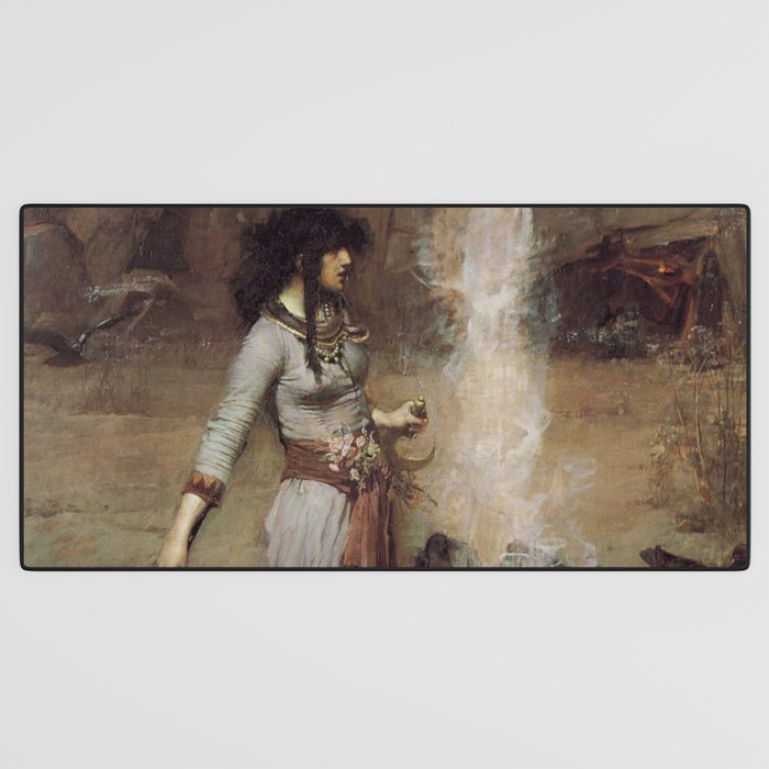 The Magic Circle, John William Waterhouse Desk Mat Gallery Image 3