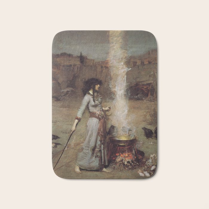 The Magic Circle, John William Waterhouse Bath Mat Gallery Image 1