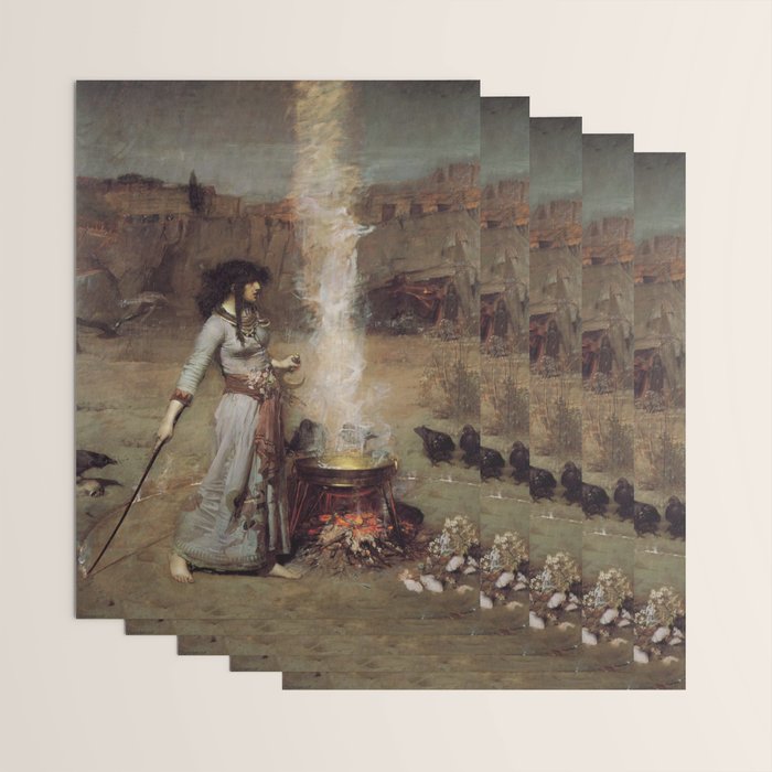 The Magic Circle, John William Waterhouse Wrapping Paper Gallery Image 3