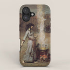 The Magic Circle, John William Waterhouse iPhone Case Gallery Image 1