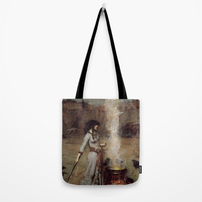 The Magic Circle, John William Waterhouse Tote Bag Gallery Image 2