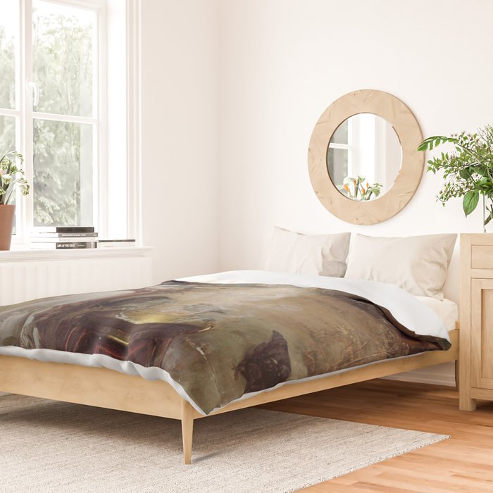 The Magic Circle, John William Waterhouse Duvet Cover Gallery Image 2