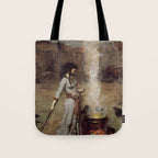 The Magic Circle, John William Waterhouse Tote Bag Gallery Image 1