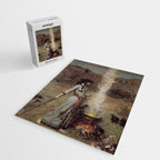 The Magic Circle, John William Waterhouse Jigsaw Puzzle Gallery Image 2