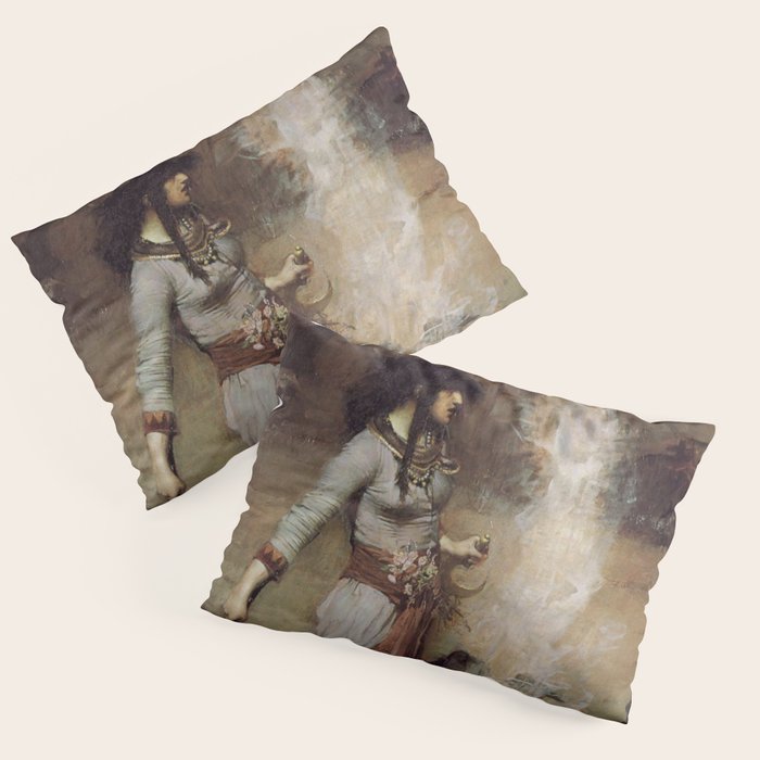 The Magic Circle, John William Waterhouse Pillow Sham Gallery Image 1