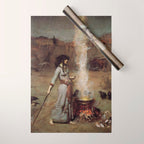 The Magic Circle, John William Waterhouse Wrapping Paper Gallery Image 1