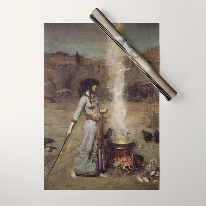 The Magic Circle, John William Waterhouse Wrapping Paper Gallery Image 1