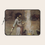 The Magic Circle, John William Waterhouse Laptop Sleeve Gallery Image 1