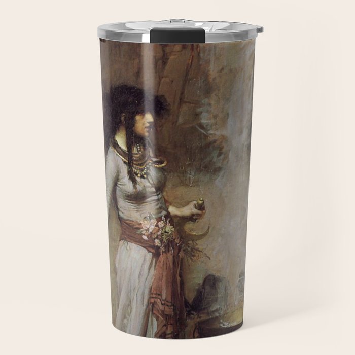 The Magic Circle, John William Waterhouse Travel Mug Gallery Image 1