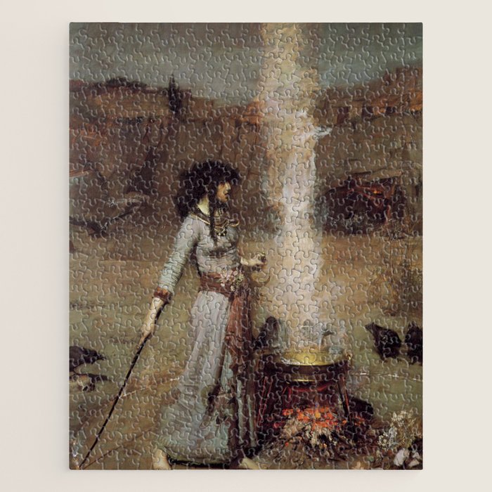 The Magic Circle, John William Waterhouse Jigsaw Puzzle Gallery Image 1