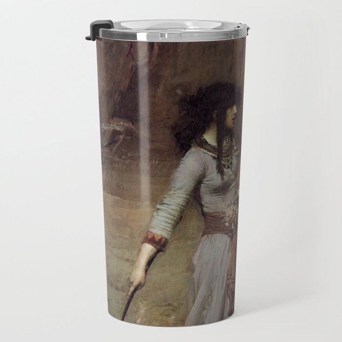 The Magic Circle, John William Waterhouse Travel Mug Gallery Image 3