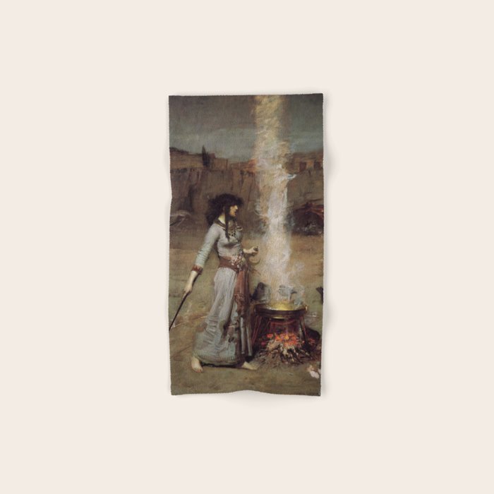 The Magic Circle, John William Waterhouse Towels Gallery Image 1
