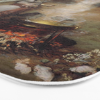 The Magic Circle, John William Waterhouse Bath Mat Gallery Image 3