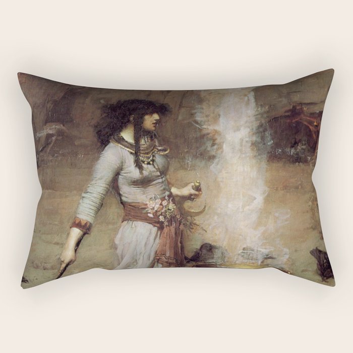 The Magic Circle, John William Waterhouse Rectangular Pillow Gallery Image 2