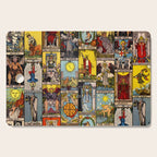 Major Arcana of the Tarot Patchwork Design Cutting Board Gallery Image 1