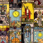 Major Arcana of the Tarot Patchwork Design Coffee Mug Gallery Image 2