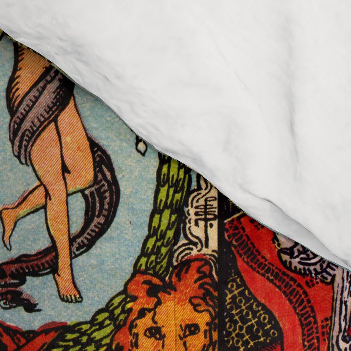 Major Arcana of the Tarot Patchwork Design Comforter Gallery Image 4