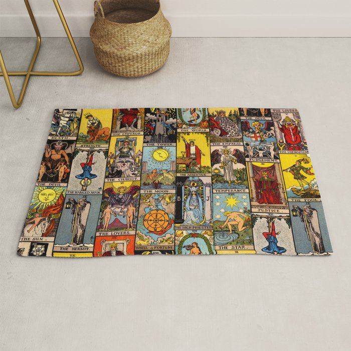 Major Arcana of the Tarot Patchwork Design Rug Gallery Image 1